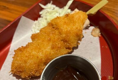 Skewer: Salmon Katsu (fried)