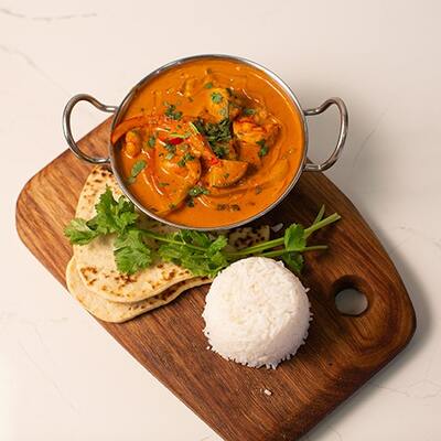 Thai Red Monkfish & Prawn Curry
