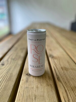 Rose Wine in Can - Mirabeau
