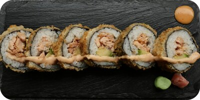 Salmon & Avocado Tempura Roll