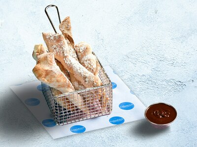 Dough Twists with Chocolate & Hazelnut Dip (Nutella)