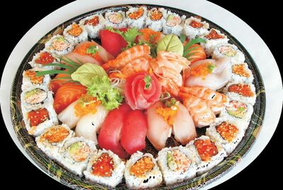 B. Sushi & Roll Combo Tray (62 pcs.)