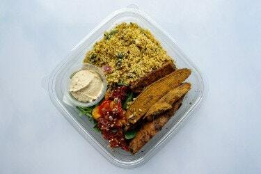 Spiced Sweet Potato & Cous Cous Salad (Vegan)