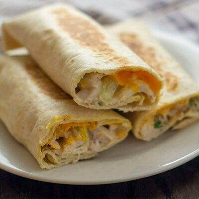 Kids Chicken & Cheese Wrap with Chips