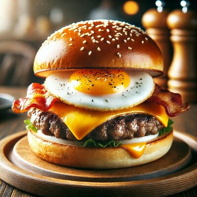 Americana con patatas fritas