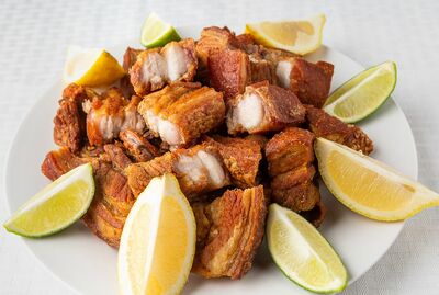 CHICHARRON DE CERDO FRITO (Por libra)