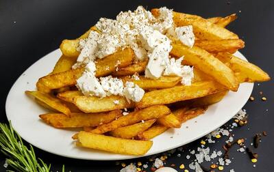 Traditional Chips with Feta & Oregano
