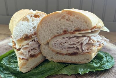 #8 - Smoked Turkey, Roasted Garlic, Swiss Cheese, Sun Dried Tomato Mayo