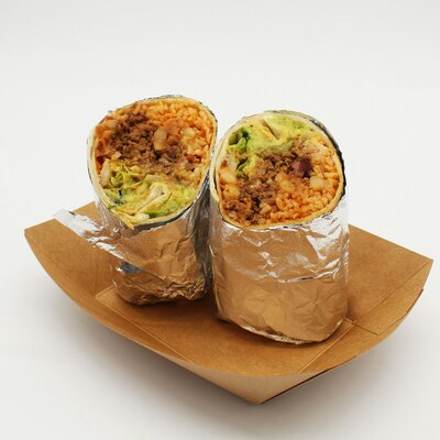Bursting Grilled Burrito