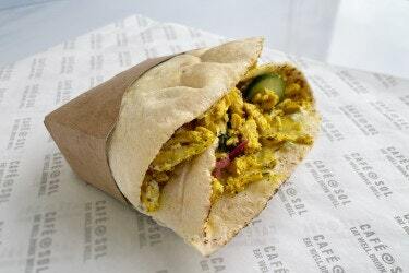 Shawarma Chicken Middle Eastern Flatbread