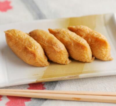 Nigiri Inari-Sweet Tofu 🌿 / 手握寿司 稻荷 — 甜豆腐