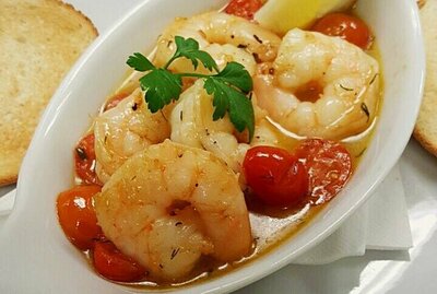 GAMBERONI ALLA GRIGLIA  (Allergens:Lactose, Molluscs, Sulphur Dioxide.)