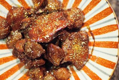 鳥もつ 甲州煮　Koshu Style