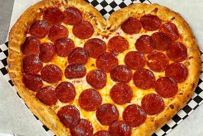 Heart Shaped Pizza