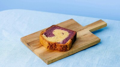 Cake marbré fruits rouges*