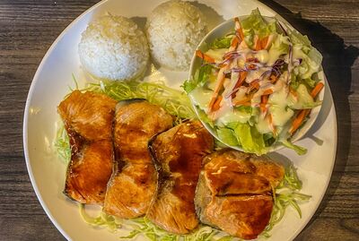 SALMON Teriyaki Plate