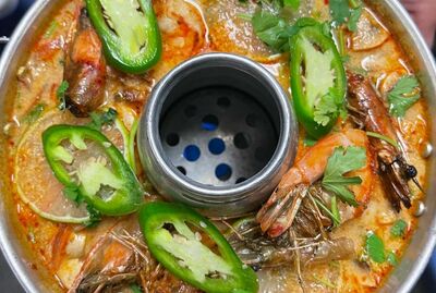 Tom Yum Goong Morfire (Gluten-free items)