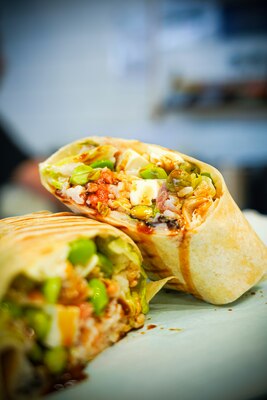 Teriyaki Smoked Salmon Wrap