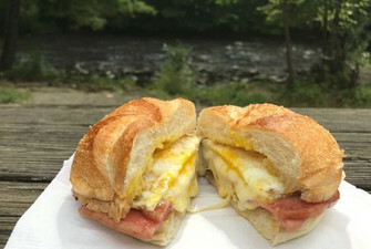 Pork roll and egg