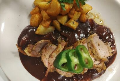 Pork Medallions in Bacon / Medallones de Solomillo de Cerdo en bacon