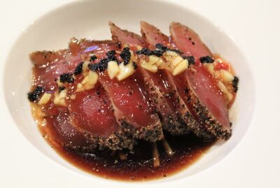 Black Pepper Tuna Tataki