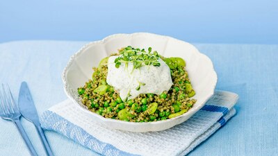 Salade de cabillaud verde