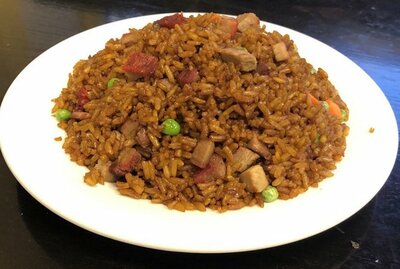 35. 叉烧炒饭 Roast Pork Fried Rice