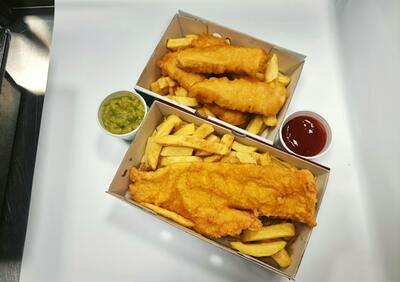 Mix or Match - Cod Supper or Chicken Goujon Supper