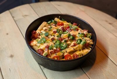 Gluten-Free Smokey Loaded Chorizo Skin-on Fries
