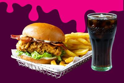 Spicy Tenders in a Bun Basket