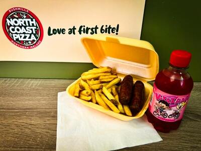 Kids Sausages & Chips & Kids Drink