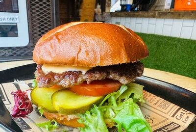 Legendary Double Smash Beef Burger