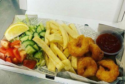 Lightly Battered King Prawns