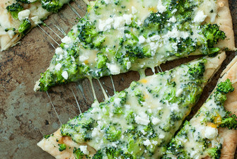 White Pizza - Fresh Broccoli