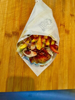 Vegetarian Wrap (no meat)
