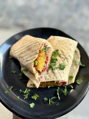 Iraqi Falafel Wrap - Vegan