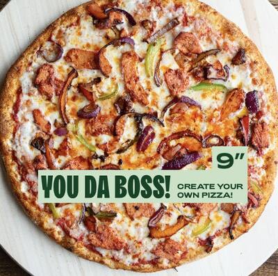 Small Pizza 9” + 3 Toppings