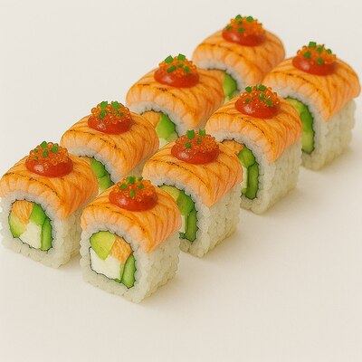 Salmon Cheese Roll (8 pcs)