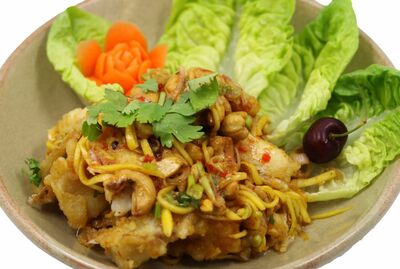 Mango Sea Bass Salad