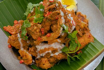 Fried Seafood Curry