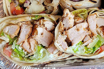 Chicken Gyro Greek Wrap