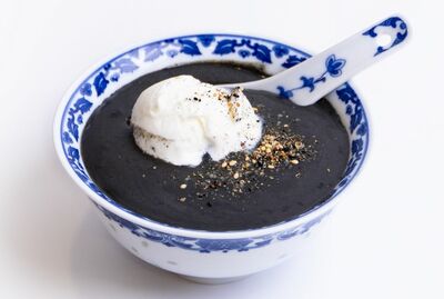 K28. Black Sesame Paste With Ice Cream