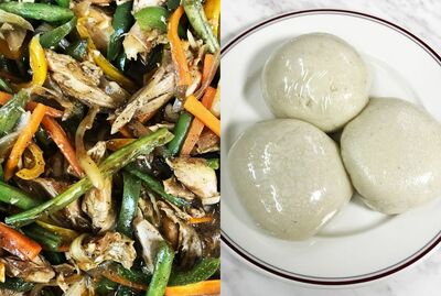 Nshima & Chicken Stir-Fry