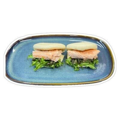 Salmon Teriyaki Bao Buns