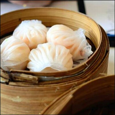 Raviolis aux crevettes (5) / Shrimp dumplings (5)