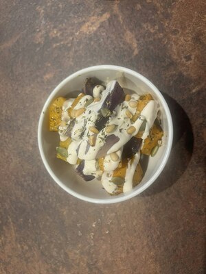 Roasted Butternut squash & Red onion Salad