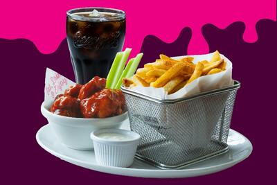Boneless Wings - 8 Piece Basket