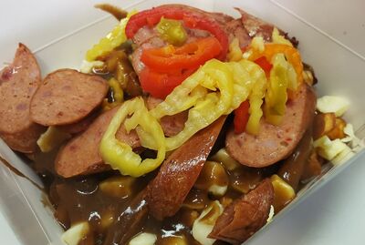 Hot Italian Sausage Poutine