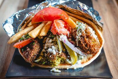 1A. Falafel Sandwich