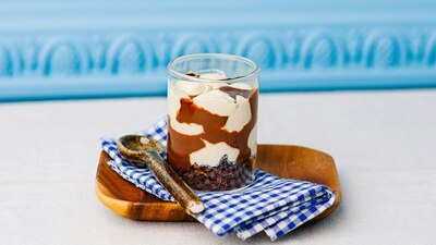 Comme un sundae chocolat* - petit dessert